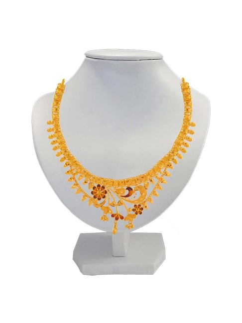 Buy P.C. Chandra 22 kt Gold Necklace 