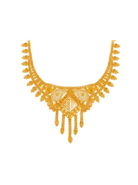 Buy Chandra 22 kt Gold Necklace Online At Best Price Tata CLiQ