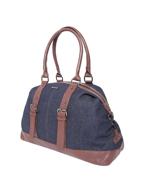 Buy Bad Habit Navy Medium Duffle Bag Online At Best Price @ Tata CLiQ