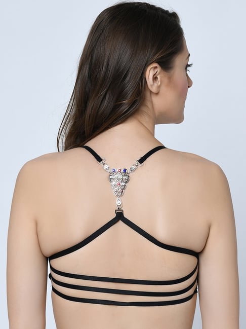 Buy Da Intimo Black Non Wired Padded Bralette for Women Online @ Tata CLiQ