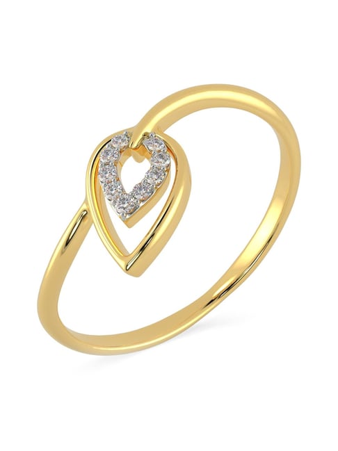 Buy Malabar Gold and Diamonds 18k Rose Gold & Diamond Ring Online At Best  Price @ Tata CLiQ