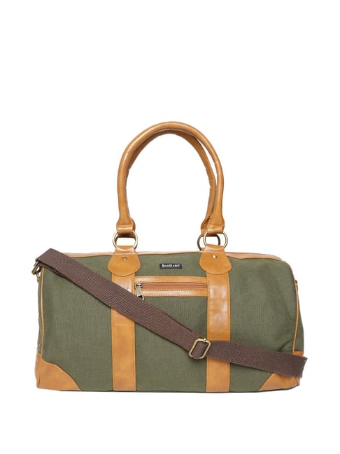 Canvas Duffle Bag, Brown