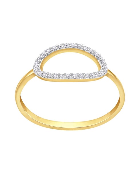 Buy Malabar Gold and Diamonds 18 kt Gold Diamond Ring Online At