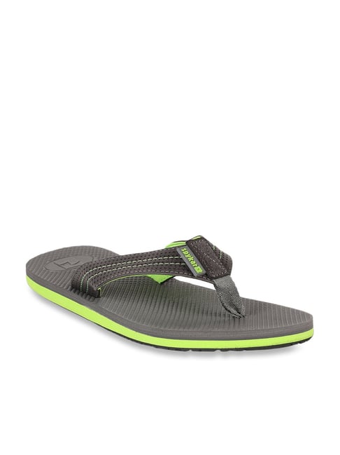 dark green flip flops