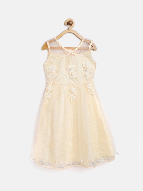 Cream Color Lace Bridals Dress, Lace Pale Wedding Dresses - June Bridals