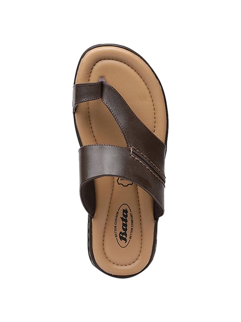 Buy Bata Brown Toe Ring Sandals for Men at Best Price @ Tata CLiQ