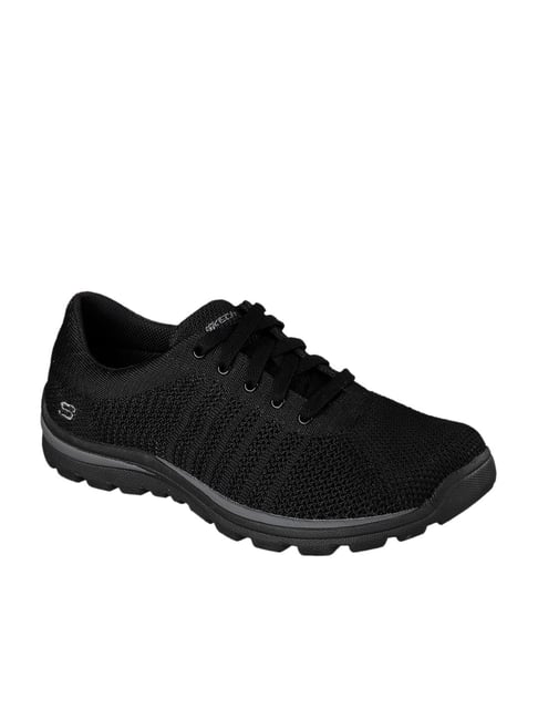 Buy Skechers Relaxed Fit Superior Black Walking Shoes for Men at