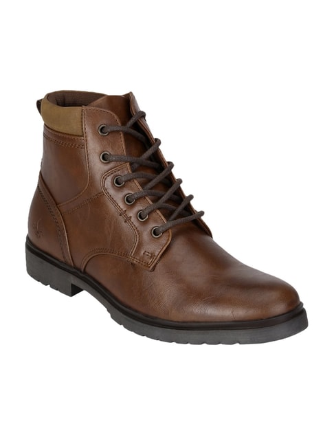 Bond Street by Red Tape Tan Derby Boots 