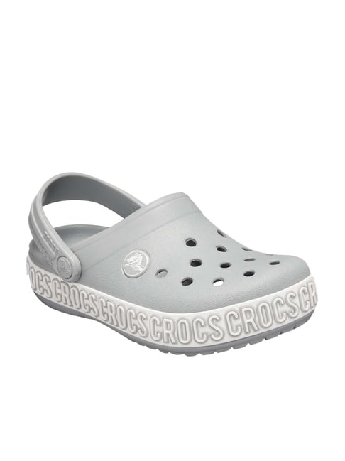 light grey crocs