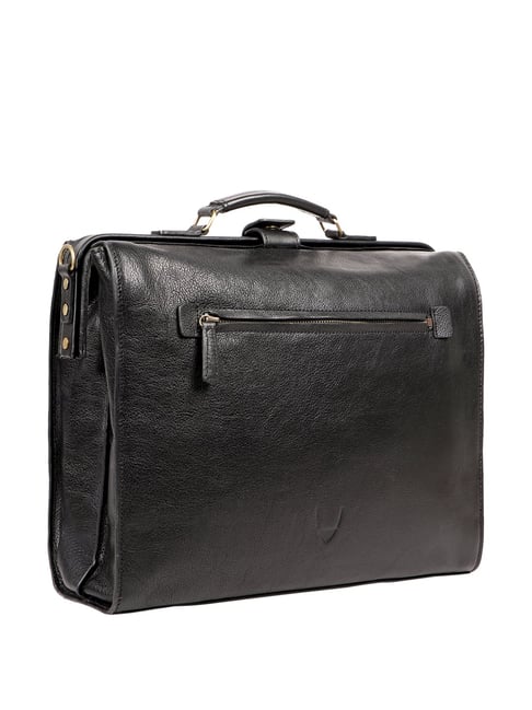 Buy Hidesign Black Solid Medium Laptop Messenger Bag Online at Best