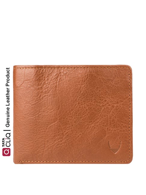 Buy Hidesign Tan Solid Rfid Bi-Fold Wallet for Men Online At Best