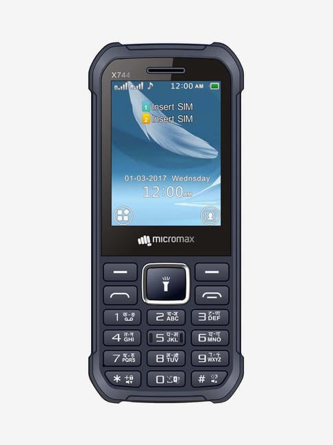 Micromax X744 32 MB Blue 32 MB RAM Micromax Electronics TATA CLIQ
