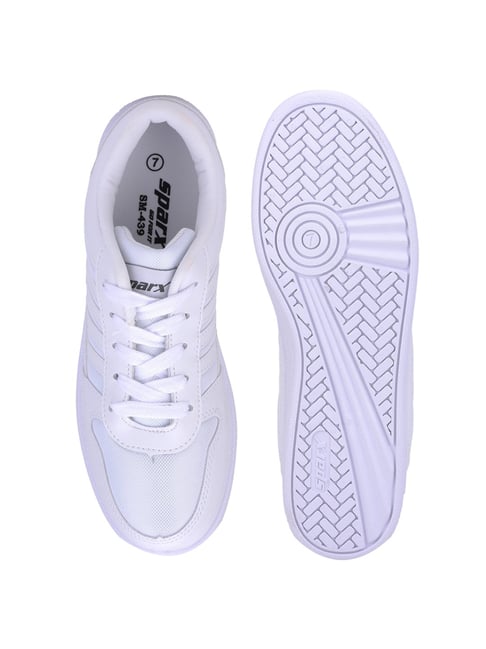 sparx white canvas sneakers