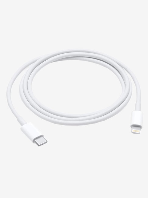 Buy Apple MK0X2AM/A 1M USB-C to Lightning Cable (White) Online At Best  Price @ Tata CLiQ