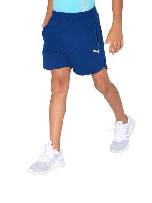 puma shorts kids blue