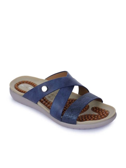 navy comfort sandals