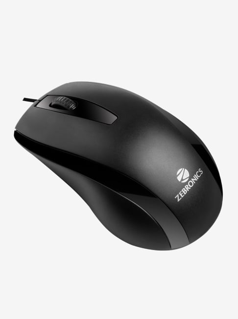 Zebronics Zeb-Alex Wired USB Optical Mouse (Black)