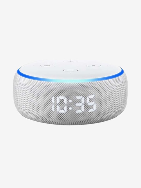 Amazon Echo Dot (3rd gen) with clock- Smart speaker with Alexa and LED display