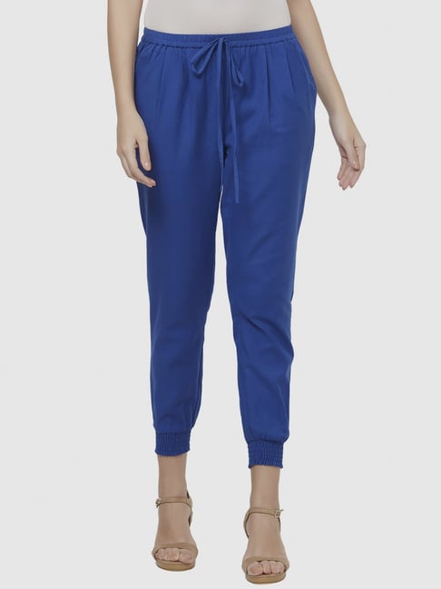 royal blue joggers womens