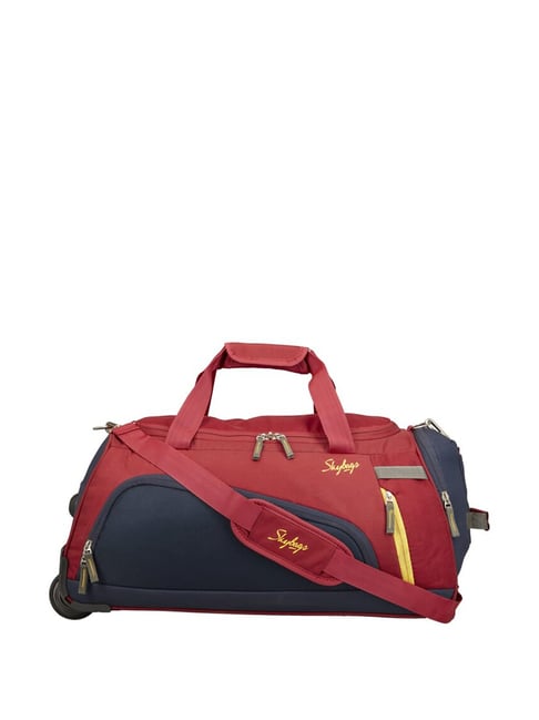 Buy Skybags Red Navy Wheel Soft Duffle Trolley 62 cm Online
