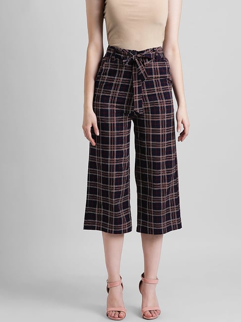 Zink London Blue Checks Culottes