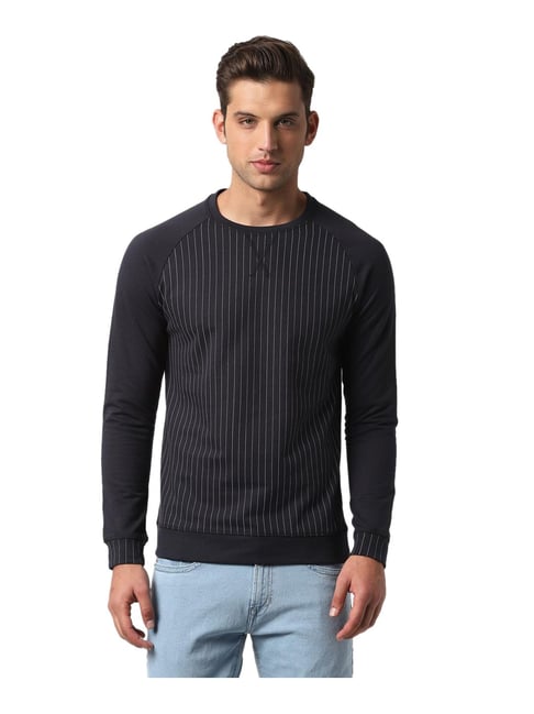 peter england black sweatshirt