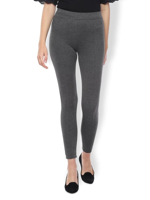 Van Heusen Grey Textured Trousers-picture-25