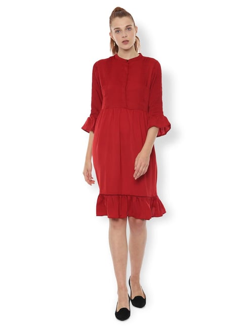 van heusen red dress