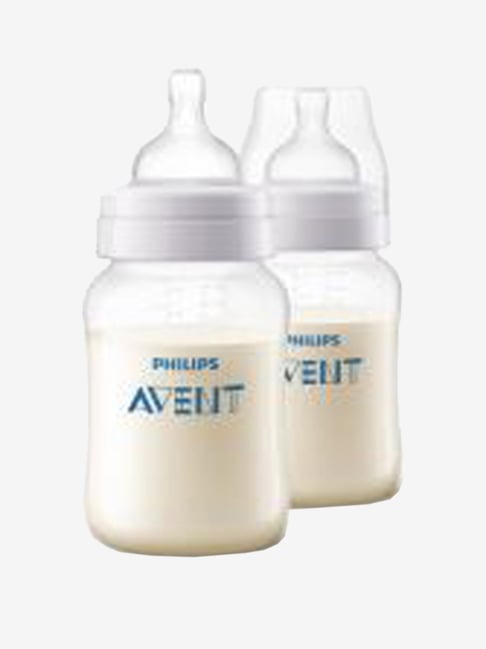 Philips Avent SCF813/20 260 ml 2 Pcs Anti Colic Bottle (Transparent)