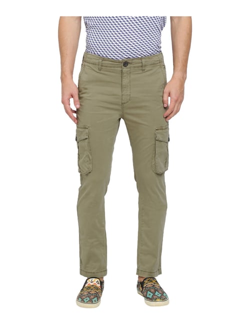 Buy online Sea Green Solid Cargos Casual Trouser from Bottom Wear for Men  by Breakbounce Streetwear for ₹2499 at 0% off | 2024 Limeroad.com