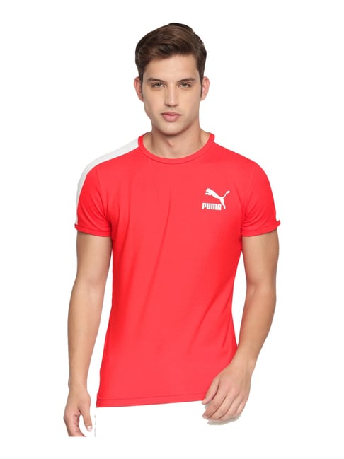 high risk red puma shirt