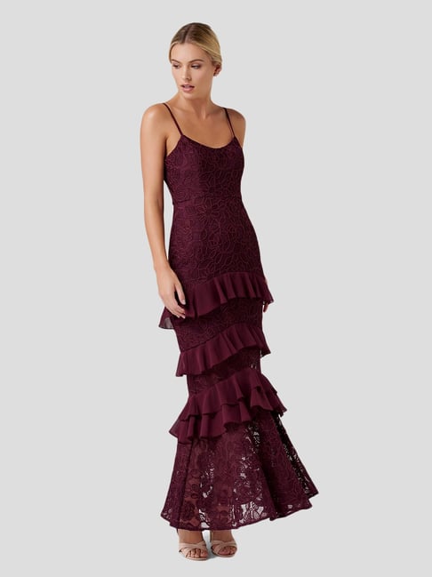 forever new maroon dress