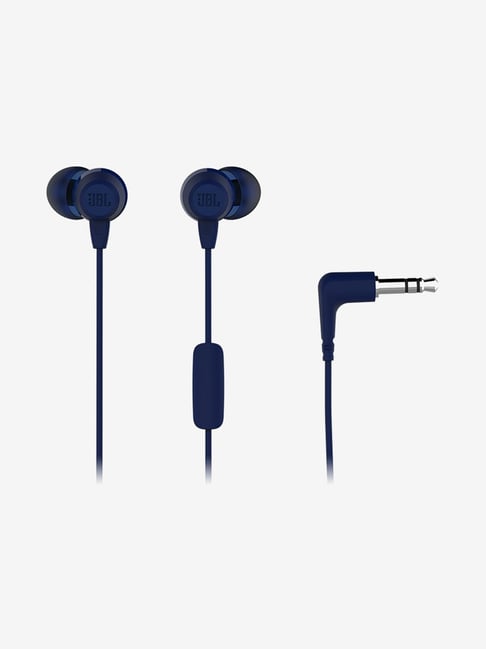 Jbl T50Hi Wired Earphones Blue