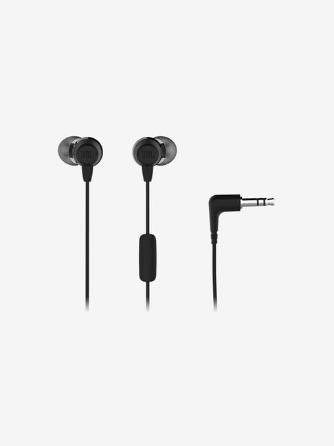 Jbl T50Hi Wired Earphones Black