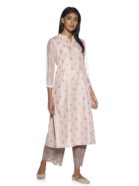 zuba by westside pink kurta