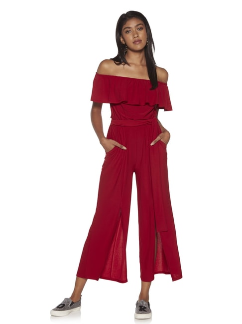 Twenty Dresses By Nykaa Fashion All Eyes On You Red Jumpsuit Buy Twenty  Dresses By Nykaa Fashion All Eyes On You Red Jumpsuit Online at Best Price  in India  Nykaa
