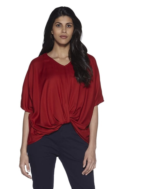 LOV by Westside Red Tabby Top