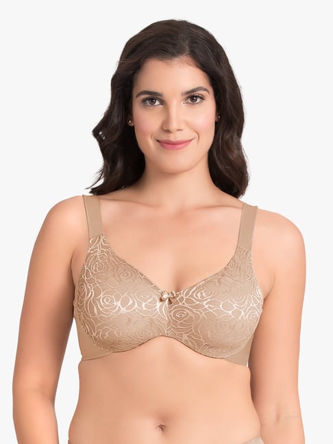 Buy ULTIMO Womens Lace Non Padded Non Wired Full Coverage Bra