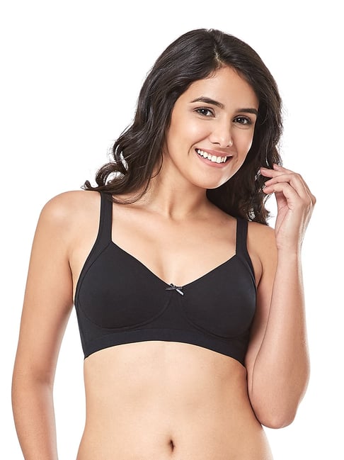 Buy Every De by Amante Black Padded Non Wired Full Coverage Bra