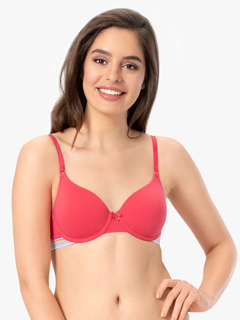 Marks & Spencer Women's Wild Blooms Underwired Full Cup Bra, 34 A, PINK:  Buy Online at Best Price in UAE 