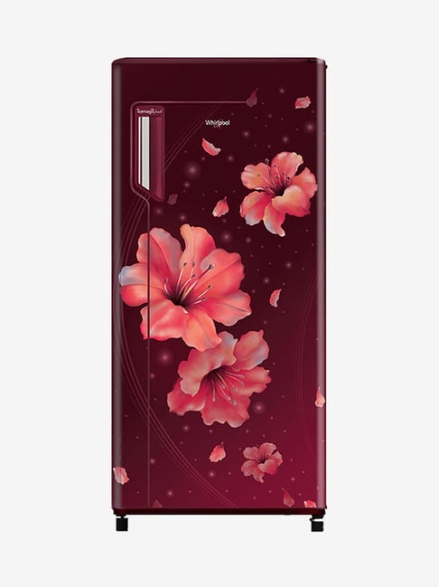 Whirlpool 215L Inverter 4 Star Direct Cool Single Door Refrigerator 230 IMFRESH PRM, Wine Hibiscus
