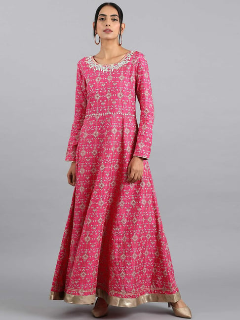 pink maxi dresses for women