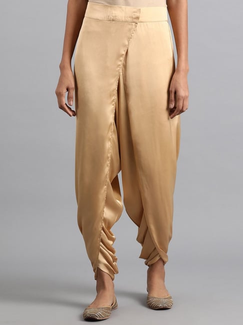 golden pants for kurtis