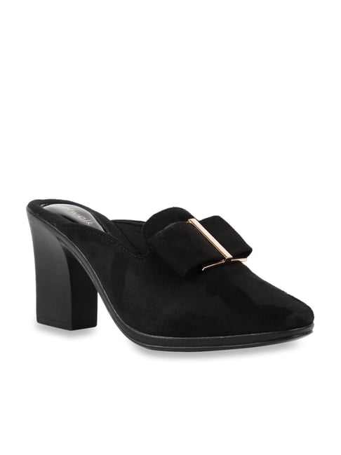 Catwalk Women's Black Mule Shoes