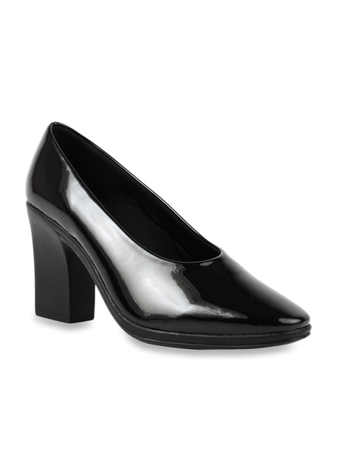 Khadim Black Pump Heels Formal Shoe for Women-nlmtdanang.com.vn