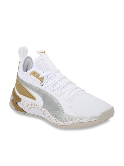 Puma Uproar Hybrid Court Core White Basketball Shoes