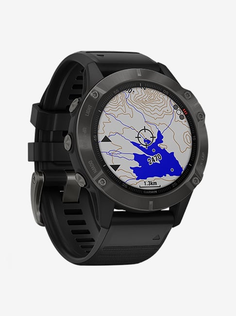 Buy Garmin Fenix 6 Sapphire Fitness Tracker (Black and Carbon Grey
