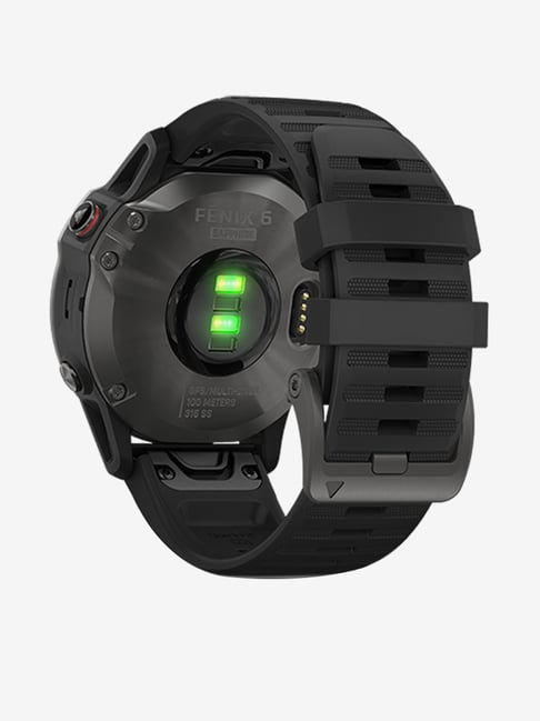 Garmin　fenix 6X Sapphire Black Garmin fēnix 6X Sapphire GPS Smartwatch - Carbon Gray DLC