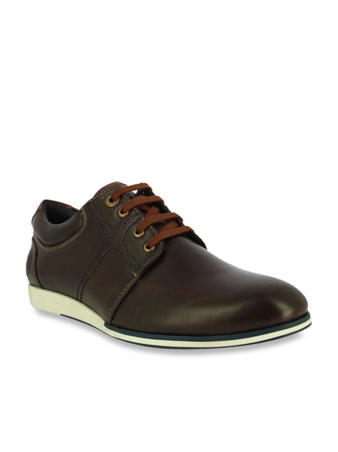 Alberto Torresi Men's Brown Derby Shoes