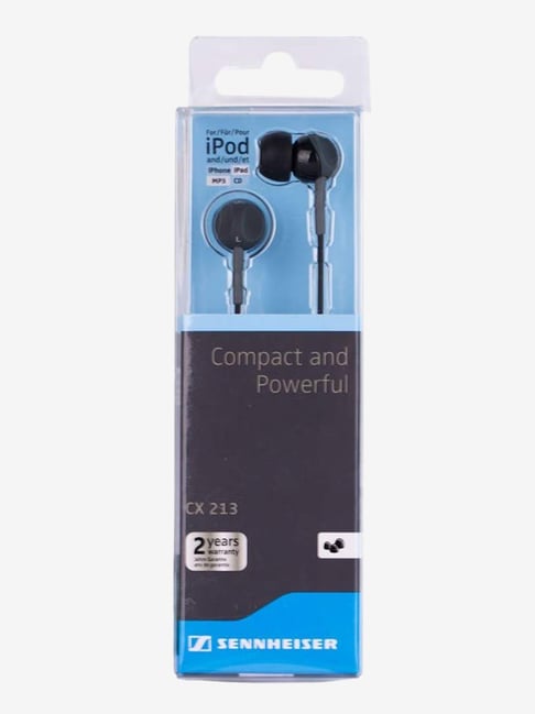 Buy Sennheiser CX213 Wired Earphones (Black) Online At Best Price